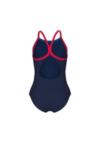 Kostium kąpielowy dla dziewczynki 1-częściowy Arena Light drop solid. Kolor: niebieski #1