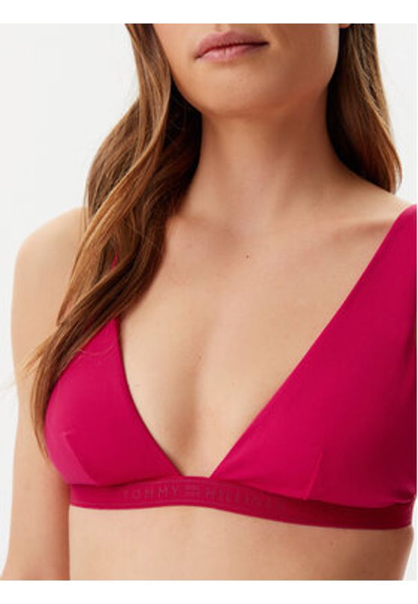 TOMMY HILFIGER - Tommy Hilfiger Góra od bikini UW0UW05802 Różowy. Kolor: różowy. Materiał: syntetyk