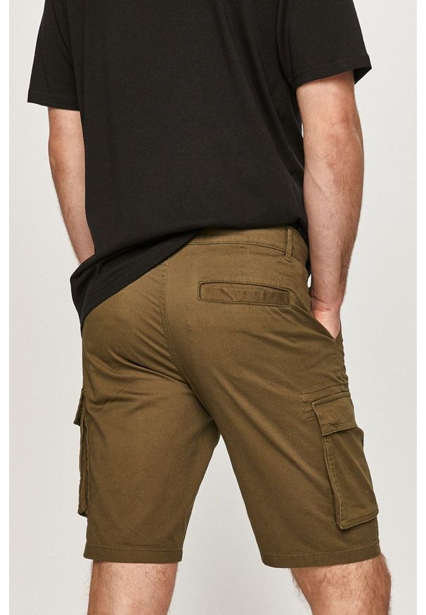Only & Sons - Szorty. Okazja: na co dzień. Kolor: zielony. Styl: casual