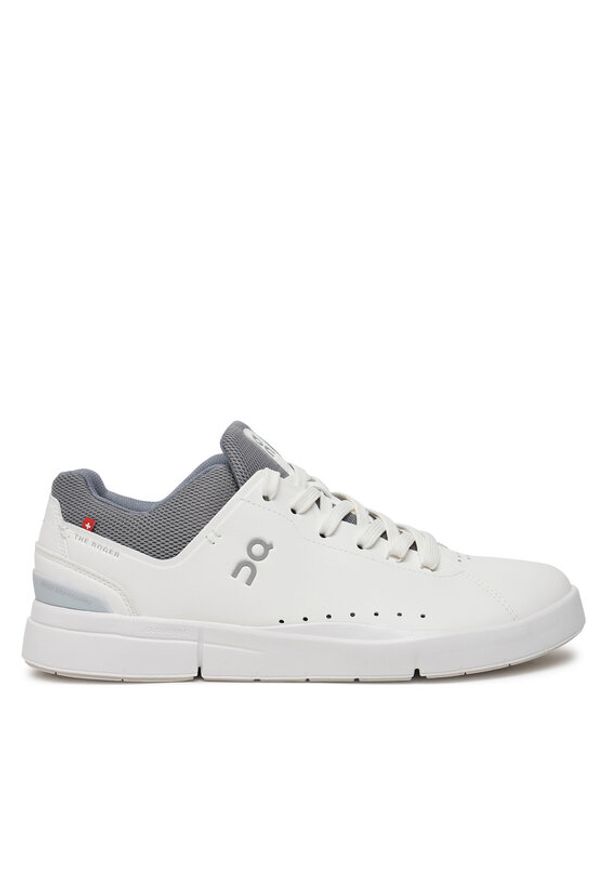 On Buty do biegania The Roger Advantage 3MD10642763 Biały. Kolor: biały. Materiał: skóra