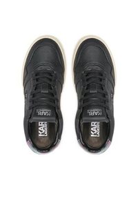 Karl Lagerfeld - KARL LAGERFELD Sneakersy KL63021 Czarny. Kolor: czarny. Materiał: skóra