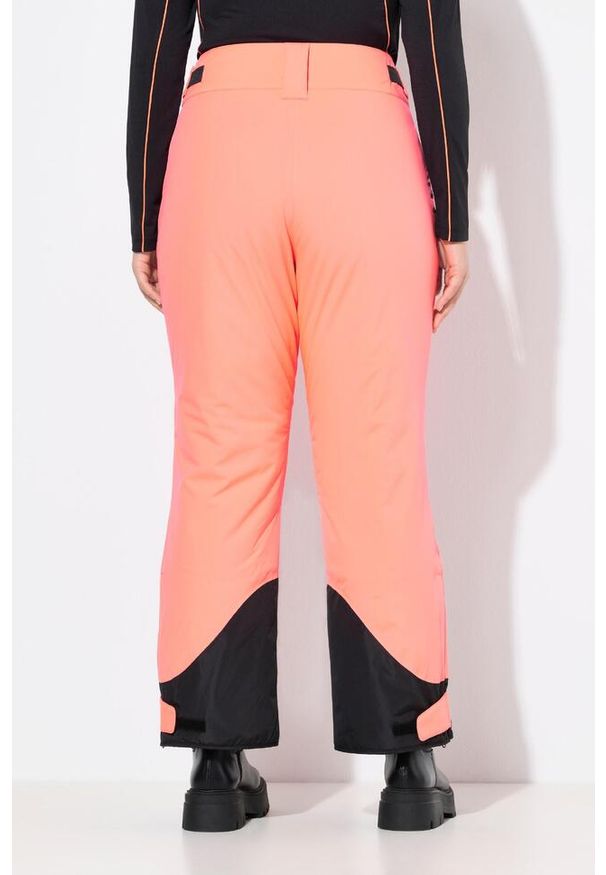ULLA POPKEN - Damskie Spodnie funkcyjne HYPRAR wodoodporne zapięcie na rzep. Kolekcja: plus size. Kolor: różowy. Materiał: poliester, materiał, elastan. Sezon: zima. Sport: narciarstwo