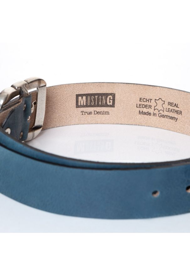 Mustang - MUSTANG PASEK SKÓRZANY SOPO-MUS138 490 40mm Ledergürtel (RO40-2081A). Materiał: skóra. Wzór: paski. Styl: klasyczny