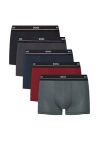 BOSS Komplet 5 par bokserek Essential 50531660 Kolorowy. Materiał: bawełna. Wzór: kolorowy