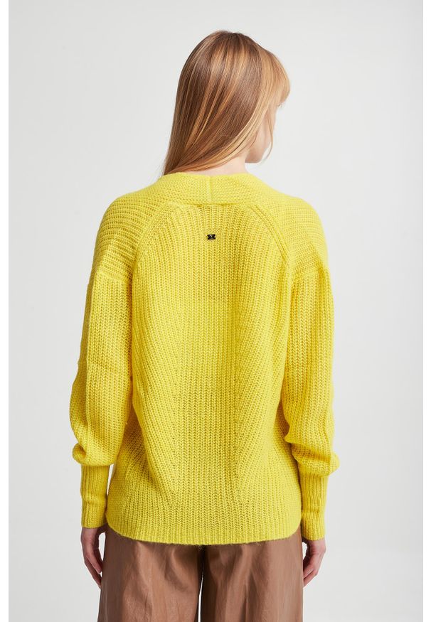 Sweter damski z wełną JOOP!. Materiał: wełna