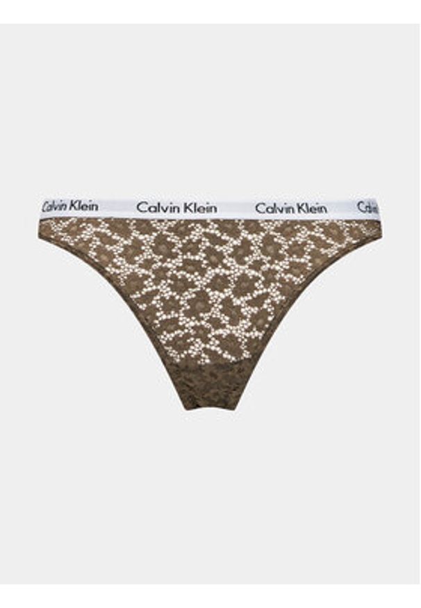 Calvin Klein Underwear Figi klasyczne 000QD3860E Brązowy. Kolor: brązowy. Materiał: syntetyk