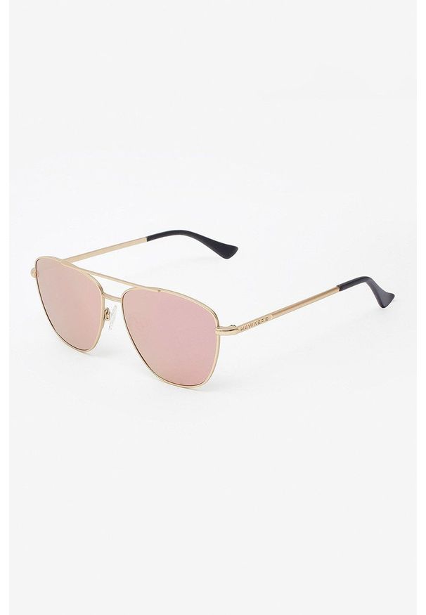 Hawkers - Okulary GOLD ROSE GOLD LAX. Kolor: różowy
