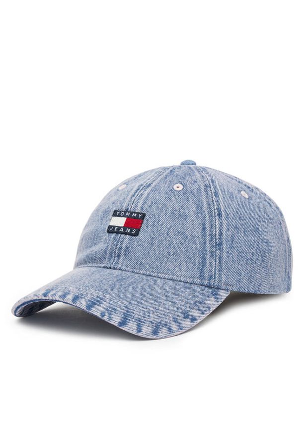 Tommy Jeans Czapka z daszkiem Heritage AW0AW17643 Fioletowy. Kolor: fioletowy. Materiał: bawełna