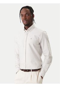 BOSS Koszula H-ROAN 50556069 Khaki Regular Fit. Kolor: brązowy. Materiał: bawełna #1