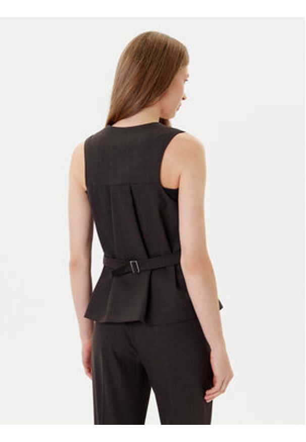MAX&Co. Kamizelka garniturowa Colour 2526156022200 Czarny Regular Fit. Kolor: czarny. Materiał: syntetyk