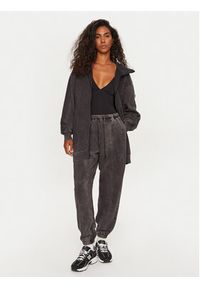 Deha Bluza C12160 Czarny Loose Fit. Kolor: czarny. Materiał: bawełna #4