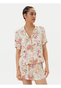 Hunkemöller Szorty piżamowe 302147 Kolorowy Regular Fit. Materiał: wiskoza. Wzór: kolorowy