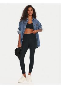 Roxy Legginsy Heart Into It Ankle ERJNP03690 Czarny Slim Fit. Kolor: czarny. Materiał: syntetyk #4