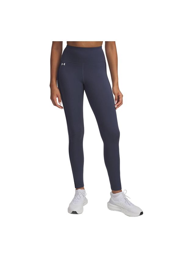 Legginsy damskie Under Armour Motion Piped. Kolor: szary. Sport: fitness
