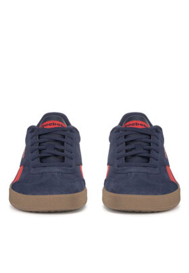 Reebok Sneakersy SMASH EDGE 100220398 Granatowy. Kolor: niebieski. Materiał: zamsz, skóra