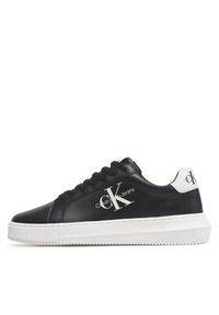 Calvin Klein Jeans Sneakersy Chunky Cupsole Monologo YM0YM00681 Czarny. Kolor: czarny. Materiał: skóra #4
