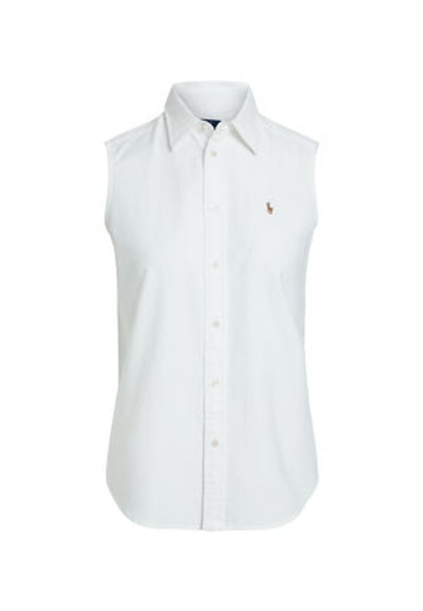 Polo Ralph Lauren Koszula 211968992001 Biały Classic Fit. Typ kołnierza: polo. Kolor: biały. Materiał: bawełna