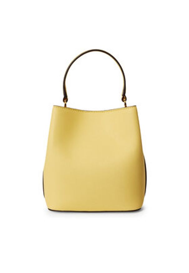 Lauren Ralph Lauren - LAUREN RALPH LAUREN Torebka 431969365014 Żółty. Kolor: żółty. Materiał: skórzane