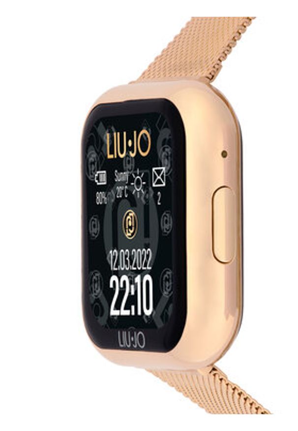 Liu Jo Smartwatch Voice Mini SWLJ150 Złoty. Rodzaj zegarka: smartwatch. Kolor: złoty