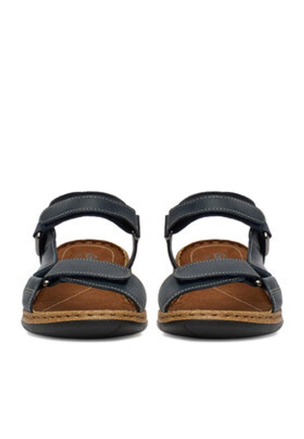 Go Soft Sandały CEO-WI23-4773-05 Granatowy. Kolor: niebieski. Materiał: skóra