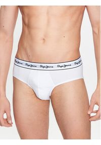 Pepe Jeans Komplet 3 par slipów Pepe Bf 3P PMU10970 Biały. Kolor: biały. Materiał: bawełna #5