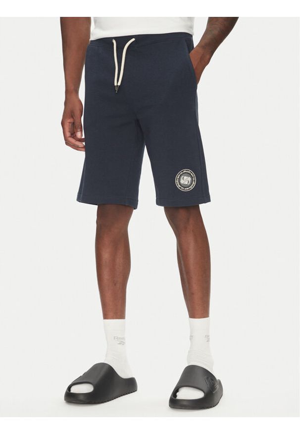 Quiksilver Szorty sportowe Circle Back EQYFB03395 Granatowy Regular Fit. Kolor: niebieski. Materiał: syntetyk