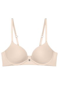 Triumph Biustonosz push-up Pure Micro 10226410 Beżowy. Kolor: beżowy. Materiał: syntetyk. Rodzaj stanika: push-up #4