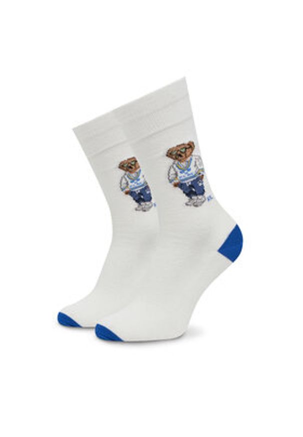 Polo Ralph Lauren Skarpety długie 449973050001 Kolorowy. Materiał: materiał, bawełna. Wzór: kolorowy