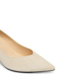 HÖGL Szpilki 0-186702-17000 Écru. Materiał: skóra, welur. Obcas: na szpilce #4