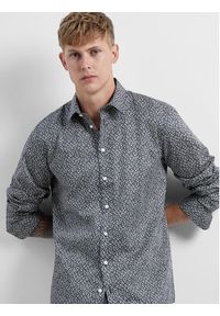 Selected Homme Koszula 16093276 Granatowy Slim Fit. Kolor: niebieski. Materiał: bawełna #5