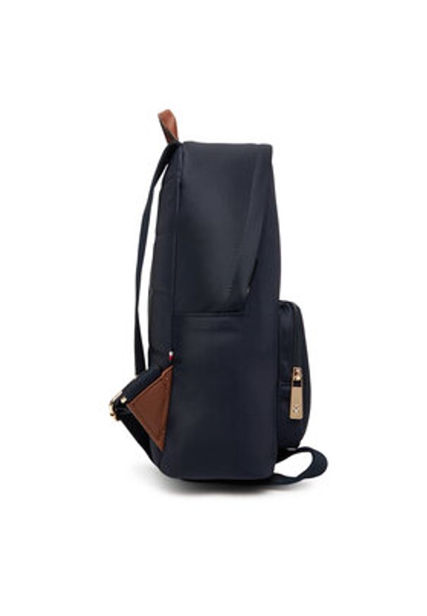 TOMMY HILFIGER - Tommy Hilfiger Plecak Popette Dome AW0AW17651 Granatowy. Kolor: niebieski. Materiał: materiał