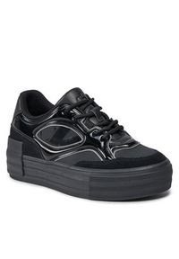 Calvin Klein Jeans Sneakersy Bold Vulc Flatf Lace Mix Mg Lum YW0YW01295 Czarny. Kolor: czarny. Materiał: skóra #5