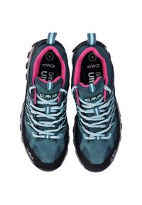 Buty trekkingowe damskie CMP Rigel Low WP. Zapięcie: sznurówki. Kolor: wielokolorowy, różowy, niebieski, czarny. Materiał: materiał. Szerokość cholewki: normalna