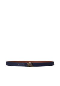 Lauren Ralph Lauren - LAUREN RALPH LAUREN Pasek 412P04418001 Granatowy. Kolor: niebieski. Materiał: skóra #1