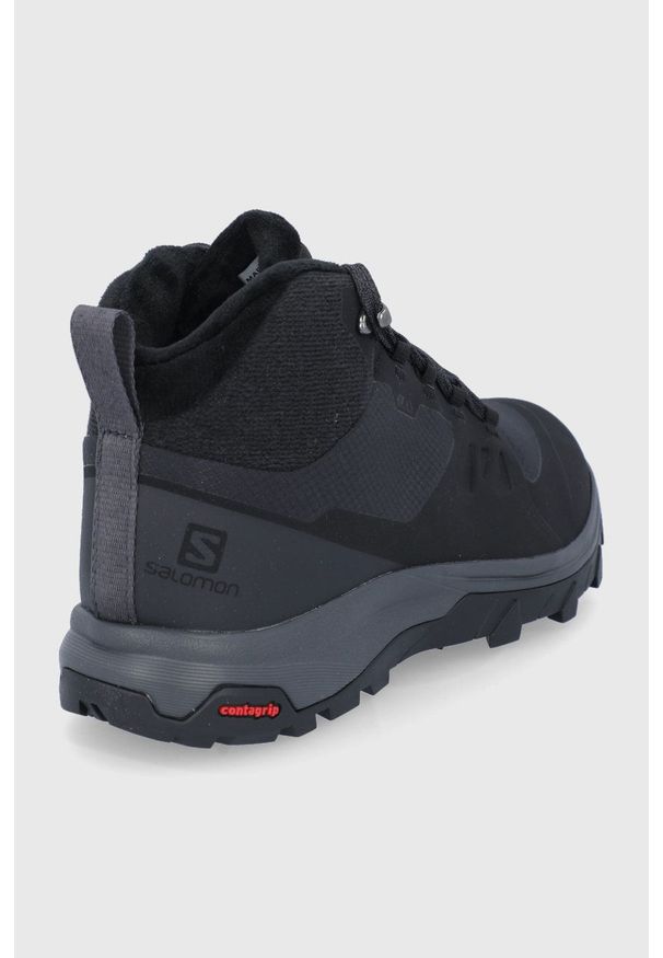 salomon - Salomon - Buty OUTsnap CSWP. Nosek buta: okrągły. Zapięcie: sznurówki. Kolor: czarny
