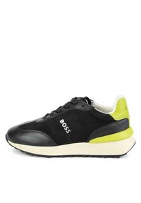 BOSS - Boss Sneakersy J29352 M Czarny. Kolor: czarny. Materiał: skóra #7