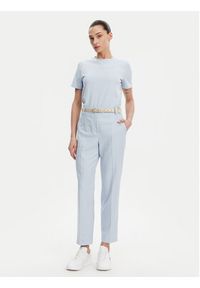 TOMMY HILFIGER - Tommy Hilfiger T-Shirt WW0WW45522 Niebieski Regular Fit. Kolor: niebieski. Materiał: bawełna #2