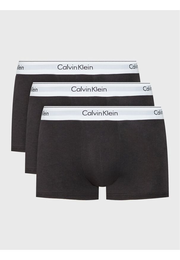 Calvin Klein Underwear Komplet 3 par bokserek 000NB2380A Czarny. Kolor: czarny. Materiał: bawełna