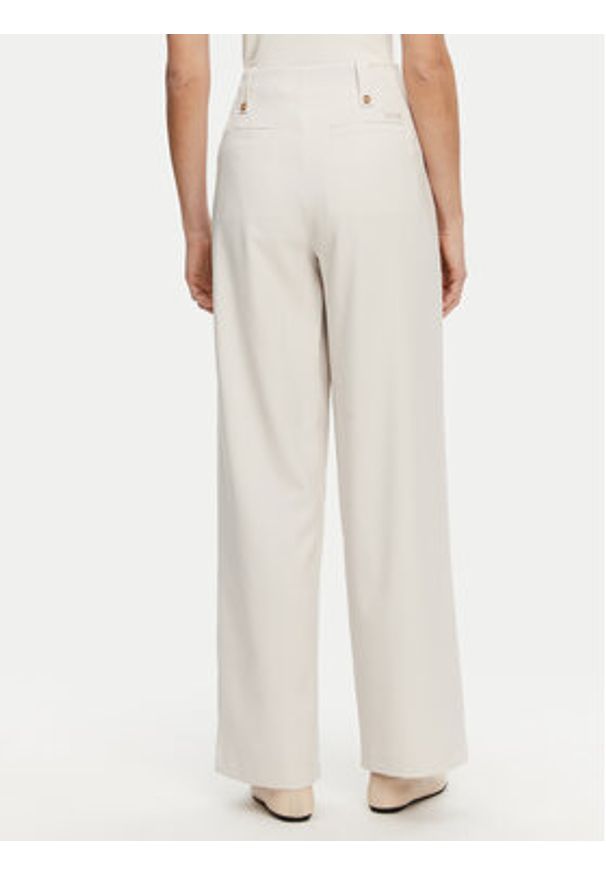 Calvin Klein Jeans Spodnie materiałowe J20J225343 Szary Wide Leg. Kolor: szary. Materiał: syntetyk