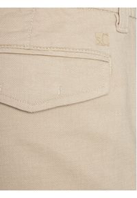 s.Oliver Spodnie materiałowe 2143826 Beżowy Slim Fit. Kolor: beżowy. Materiał: bawełna