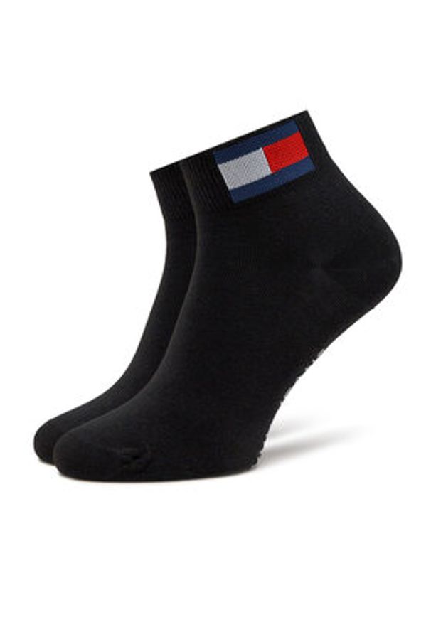 Tommy Jeans Zestaw 2 par wysokich skarpet unisex 701228223 Czarny. Kolor: czarny. Materiał: bawełna, materiał