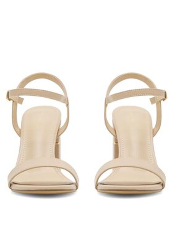 DeeZee Sandały KLLWRK418-A1 Beżowy. Kolor: beżowy. Materiał: skóra