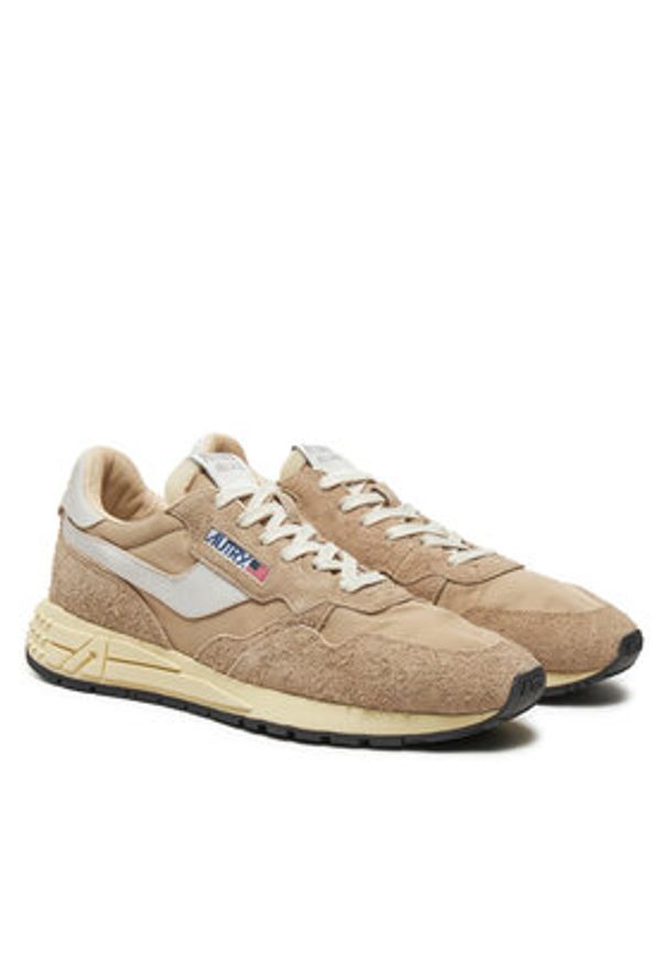 AUTRY Sneakersy WWLM NC08 Brązowy. Kolor: brązowy. Materiał: zamsz, skóra