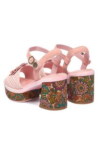 Laura Vita Sandały Noao 01 Różowy. Kolor: różowy. Materiał: skóra, zamsz #4