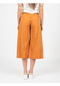 Pinko Spodnie "Teso 4" | 1G161E Y6VX | Teso 4 | Kobieta | Brązowy. Stan: podwyższony. Kolor: brązowy. Materiał: bawełna #2