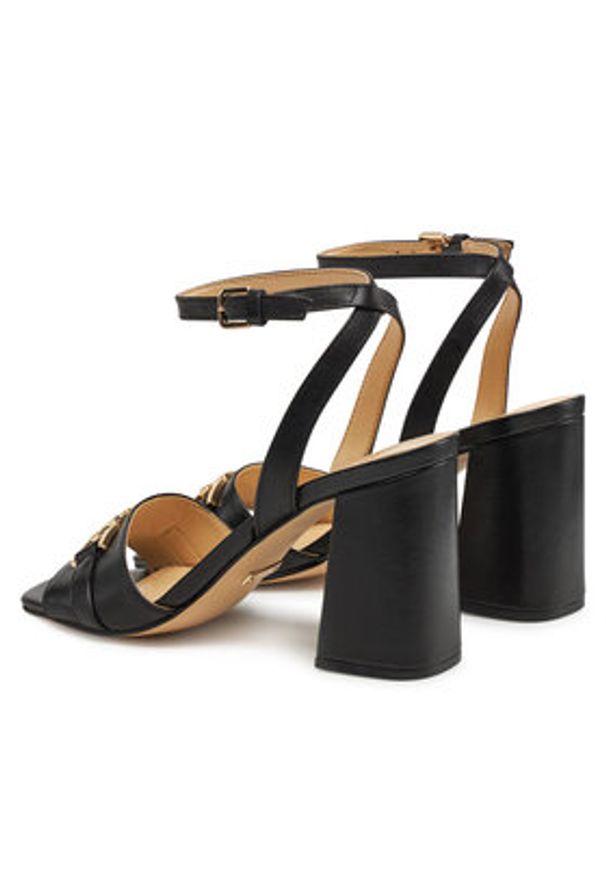 Guess Sandały FLJGRT LEA03 Czarny. Kolor: czarny. Materiał: skóra