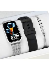 Smartwatch Rubicon Zestaw damski zegarek SMARTWATCH RNCF48- silver + bransoletka. Rodzaj zegarka: smartwatch #1