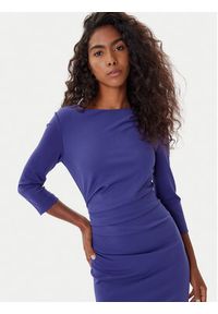 Rinascimento Sukienka koktajlowa CFC0126154003 Fioletowy Slim Fit. Kolor: fioletowy. Materiał: syntetyk. Styl: wizytowy #2