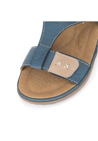 Rieker Sandały 64873-14 Niebieski. Kolor: niebieski. Materiał: syntetyk #4