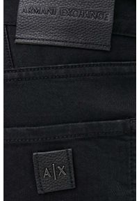 Armani Exchange szorty jeansowe 3LZJ65.Z1AAZ męskie kolor czarny. Kolor: czarny. Materiał: jeans #2